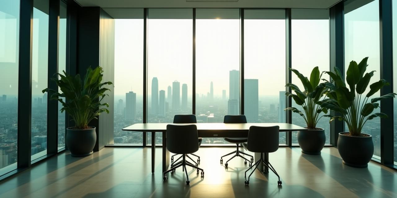 Modern professional office in Bangkok city center