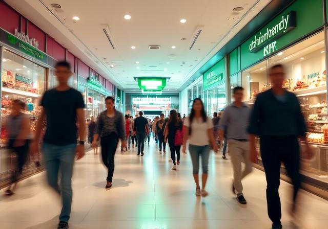 Successful retail environment in Bangkok